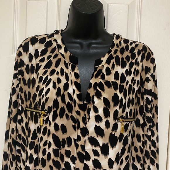 🔥Final Price🔥⭐️NWT⭐️Classy Plus Size Leopard Blouse by INCInternational Concepts - Picture 5 of 8